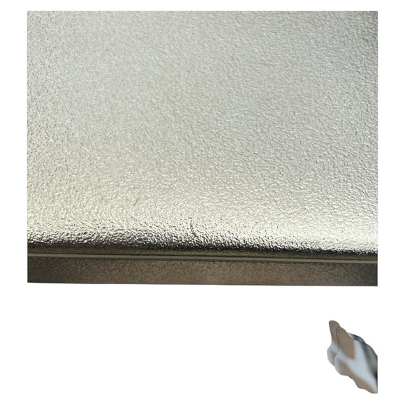 Authentic Yves Saint Laurent Metallic Champagne Gold Clutch with Gold Chain - Picture 13 of 14